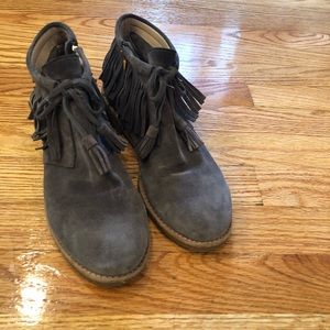 Kate Spade Suede Moccasin Booties